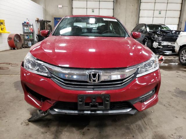 1HGCR2F1XHA048658 - 2017 HONDA ACCORD SPORT SPECIAL EDITION RED photo 5