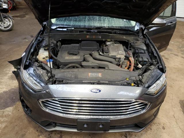 3FA6P0LU2KR122646 - 2019 FORD FUSION SE Grafit foto 12