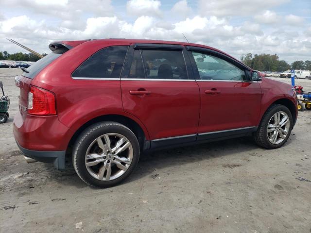 2FMDK4KC8DBA89309 - 2013 FORD EDGE LIMITED RED photo 3