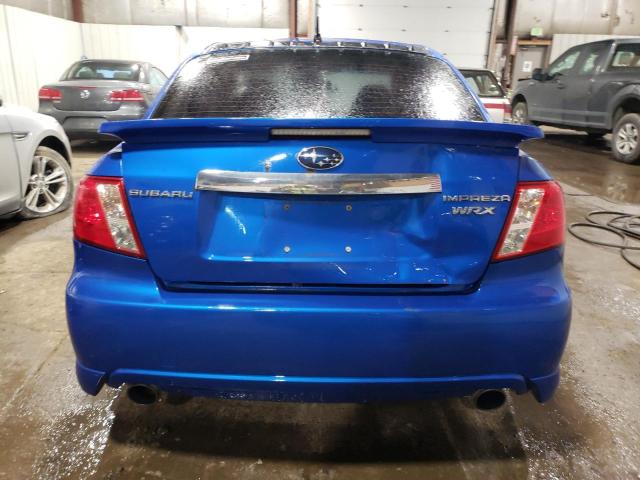 JF1GE75668G516992 - 2008 SUBARU IMPREZA WRX PREMIUM BLUE photo 6