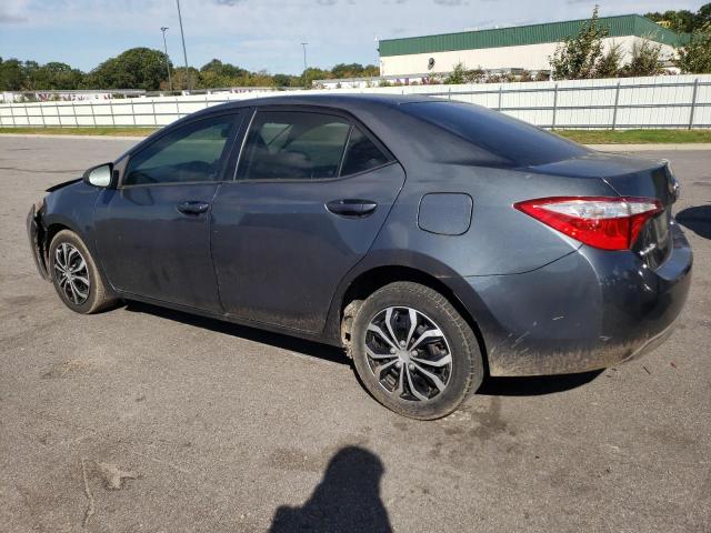 2T1BURHE2GC643922 - 2016 TOYOTA COROLLA L GRAY photo 2