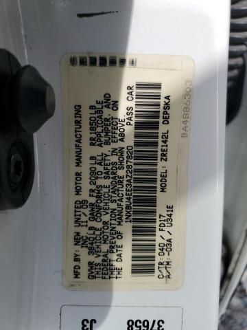 1NXBU4EE3AZ287820 - 2010 TOYOTA COROLLA BASE 白色 照片 12