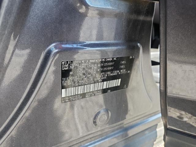 2T3BFREV5FW370994 - 2015 TOYOTA RAV4 LE GRAY photo 13