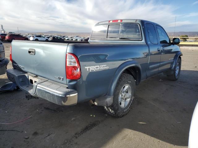 5TBRT34146S480450 - 2006 TOYOTA TUNDRA ACCESS CAB SR5 BLUE photo 3