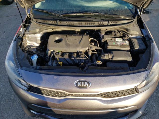 3KPA24AB6KE253758 - 2019 KIA RIO S GRAY photo 11