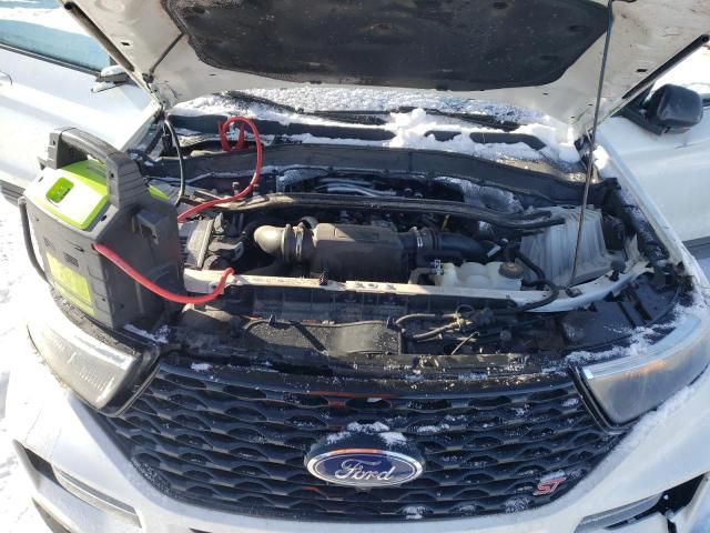 1FM5K8GC9LGA70571 - 2020 FORD EXPLORER ST WHITE photo 12