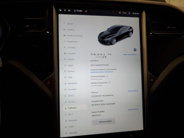 5YJSA1E21JF273036 - 2018 TESLA MODEL S BLACK photo 9