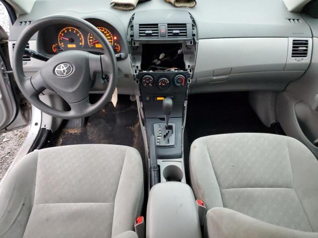 2T1BU4EE2AC422190 - 2010 TOYOTA COROLLA BASE SILVER photo 8