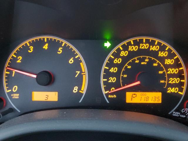 2T1BU4EE2AC422190 - 2010 TOYOTA COROLLA BASE SILVER photo 9