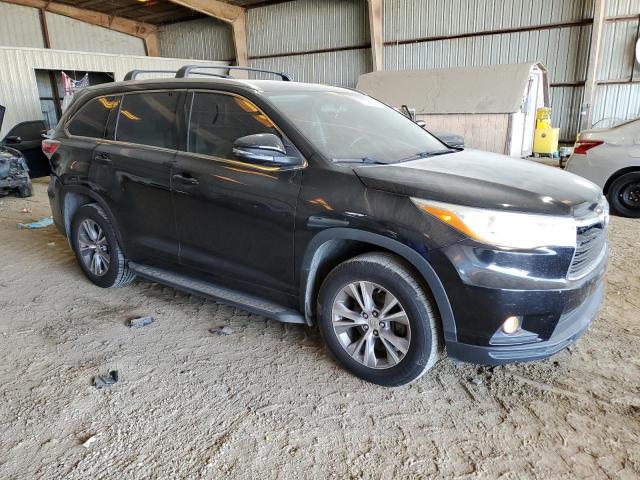 5TDKKRFH0FS073699 - 2015 TOYOTA HIGHLANDER XLE Qara foto 4