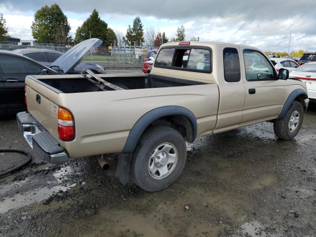 5TESM92N73Z239558 - 2003 TOYOTA TACOMA XTRACAB PRERUNNER ოქროსფერი ფოტო 3
