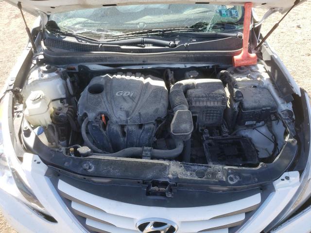 5NPEB4AC9EH931025 - 2014 HYUNDAI SONATA GLS WHITE photo 11