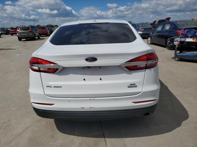 3FA6P0HD4LR136302 - 2020 FORD FUSION SE WHITE photo 6