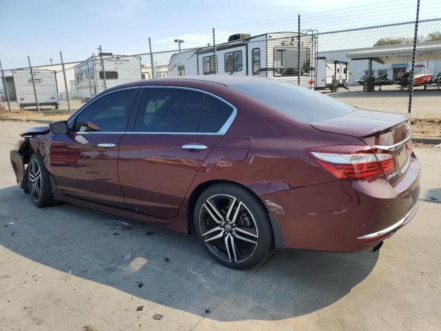 1HGCR2F54GA077882 - 2016 HONDA ACCORD SPORT 勃艮第红 照片 2