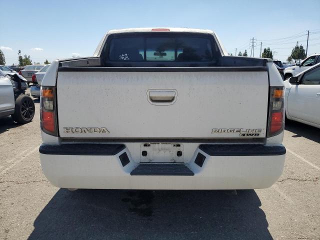 2HJYK16526H516933 - 2006 HONDA RIDGELINE RTL WHITE photo 6