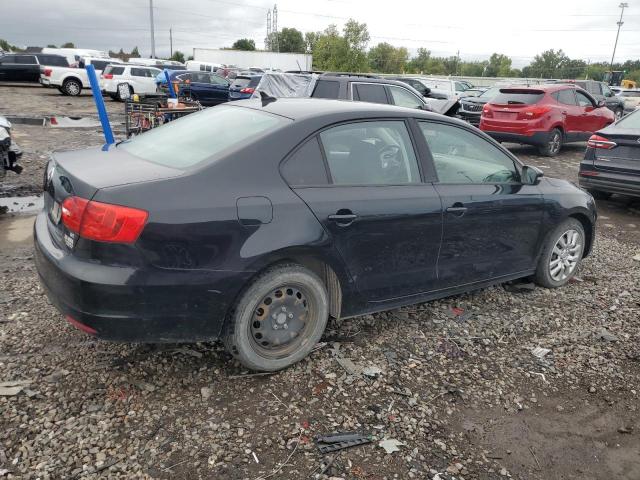 3VWD17AJ2EM409410 - 2014 VOLKSWAGEN JETTA SE BLACK photo 3