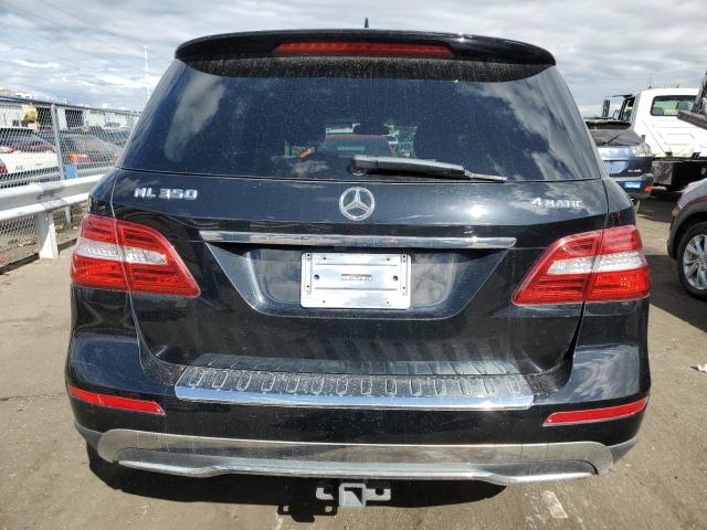 4JGDA5HB8EA354220 - 2014 MERCEDES-BENZ ML 350 4MATIC BLACK photo 6
