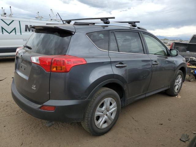 JTMBFREV7FD146185 - 2015 TOYOTA RAV4 LE CHARCOAL photo 3