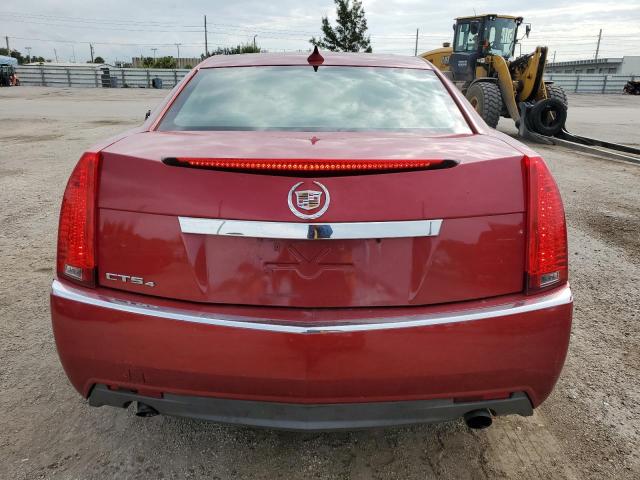 1G6DC5EG0A0107615 - 2010 CADILLAC CTS RED photo 6