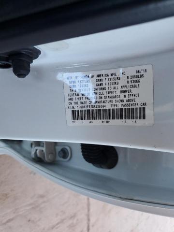 1HGCR2F52GA238584 - 2016 HONDA ACCORD SPORT თეთრი ფოტო 12