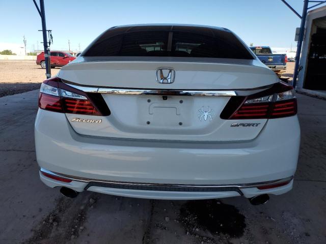 1HGCR2F52GA238584 - 2016 HONDA ACCORD SPORT თეთრი ფოტო 6