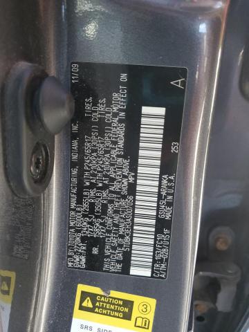 5TDBK3EH3AS007056 - 2010 TOYOTA HIGHLANDER 灰色 照片 14