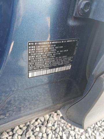 3VV2B7AX0LM026978 - 2020 VOLKSWAGEN TIGUAN SE Mavi foto 12