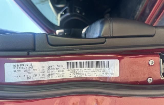 1C4RJEAGXKC596779 - 2019 JEP GRAND CHEROKEE LAREDO RED photo 10