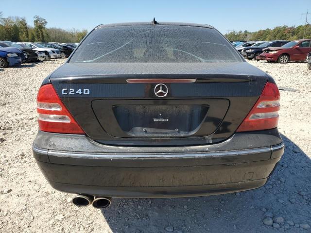 WDBRF61JX3F384787 - 2003 MERCEDES-BENZ C 240 BLACK photo 6