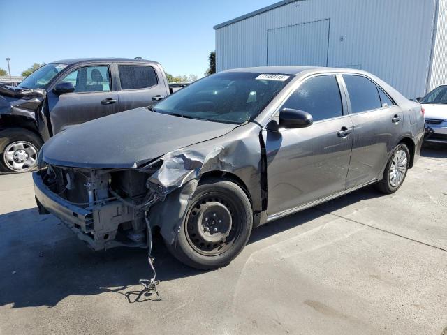 4T1BF1FK3CU040541 - 2012 TOYOTA CAMRY BASE GRAY photo 1