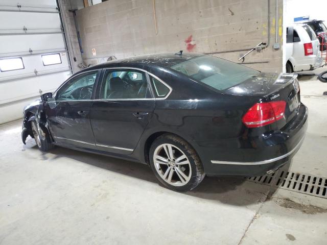 1VWCM7A37EC072500 - 2014 VOLKSWAGEN PASSAT SEL Schwarz Foto 2