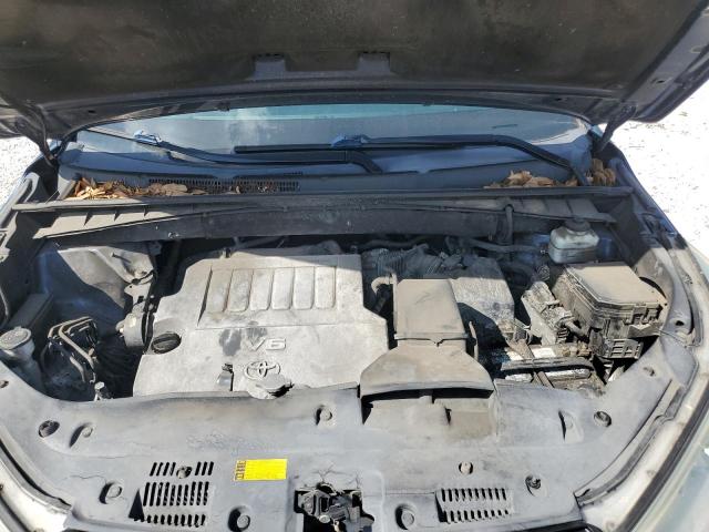 5TDKKRFH9ES030980 - 2014 TOYOTA HIGHLANDER XLE TEAL photo 12