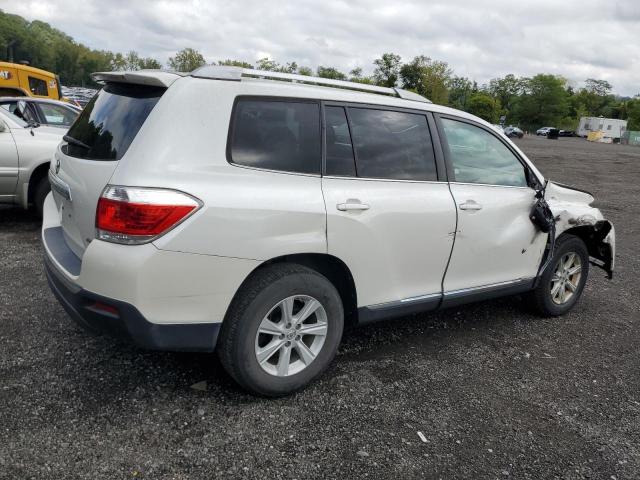 5TDBK3EH2DS223890 - 2013 TOYOTA HIGHLANDER BASE Սպիտակ լուսանկար 3