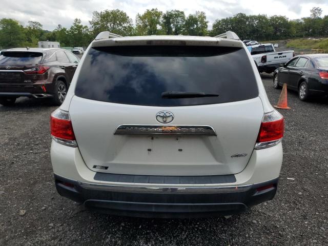 5TDBK3EH2DS223890 - 2013 TOYOTA HIGHLANDER BASE Սպիտակ լուսանկար 6