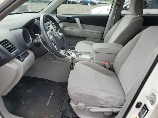 5TDBK3EH2DS223890 - 2013 TOYOTA HIGHLANDER BASE Սպիտակ լուսանկար 7