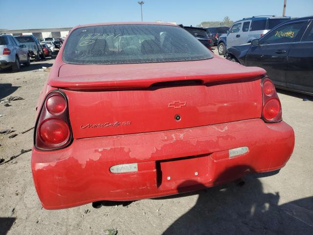 2G1WX15K729187891 - 2002 CHEVROLET MONTE CARL SS RED photo 6