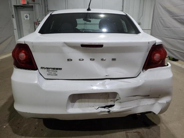 1B3BD4FB6BN590760 - 2011 DODGE AVENGER EXPRESS Blanco foto 6