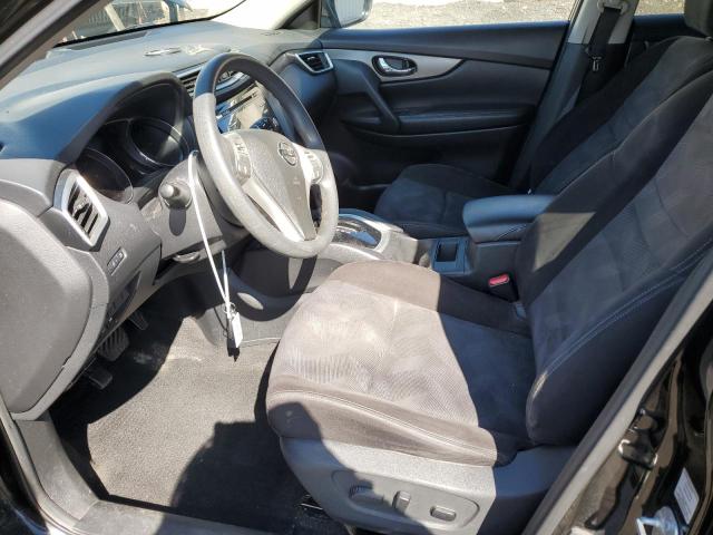 KNMAT2MV2FP546568 - 2015 NISSAN ROGUE S BLACK photo 7
