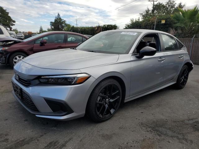 2HGFE2F52NH568197 - 2022 HONDA CIVIC SPORT 银色 照片 1
