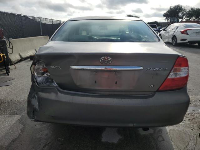 4T1BF32K14U573961 - 2004 TOYOTA CAMRY LE GRAY photo 6
