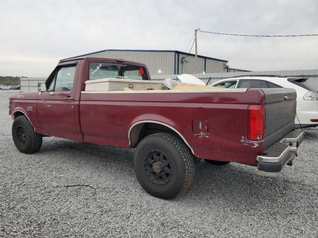 1FTHF25M0LNB06044 - 1990 FORD F250 BURGUNDY photo 2