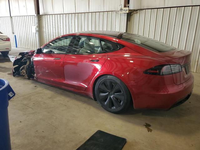 5YJSA1E50RF536199 - 2024 TESLA MODEL S RED photo 2