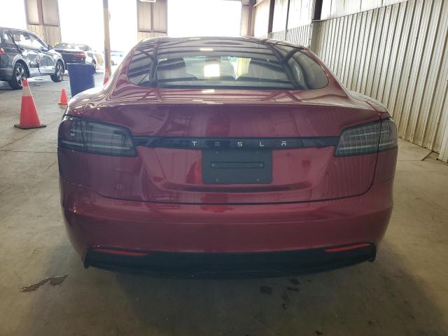 5YJSA1E50RF536199 - 2024 TESLA MODEL S RED photo 6