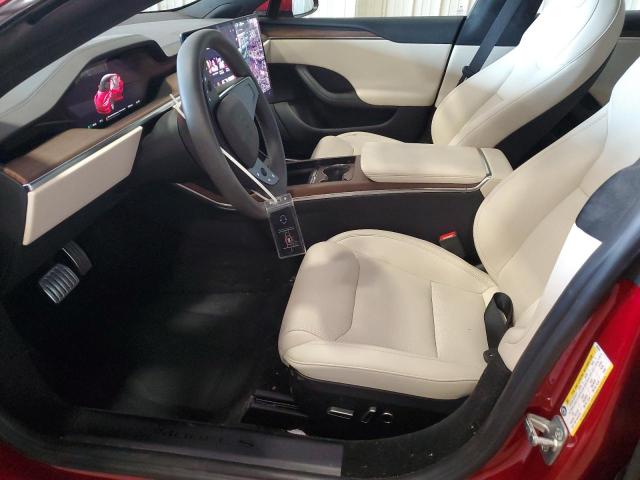 5YJSA1E50RF536199 - 2024 TESLA MODEL S RED photo 7