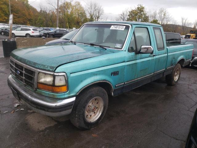 1FTEX15N5RKB53602 - 1994 FORD F150 GREEN photo 1