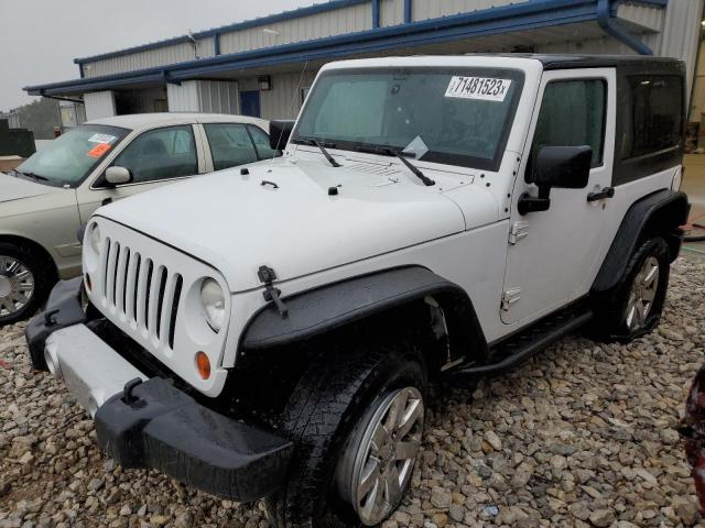 1C4AJWBG1DL617426 - 2013 JEEP WRANGLER SAHARA WHITE photo 1