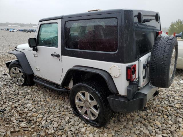 1C4AJWBG1DL617426 - 2013 JEEP WRANGLER SAHARA WHITE photo 2