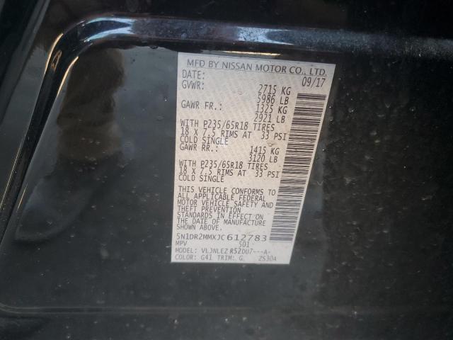 5N1DR2MMXJC612783 - 2018 NISSAN PATHFINDER S Siyah fotoğraf 13