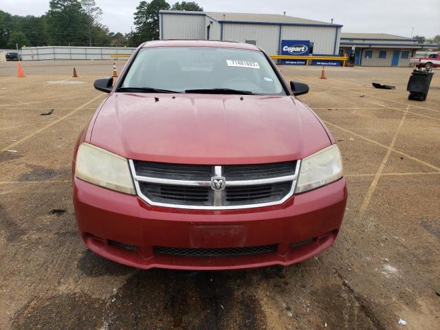 1B3LC56R78N686979 - 2008 DODGE AVENGER SXT RED photo 5