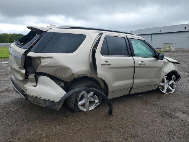 1FM5K8D87HGD37777 - 2017 FORD EXPLORER XLT ბეჟი ფოტო 3